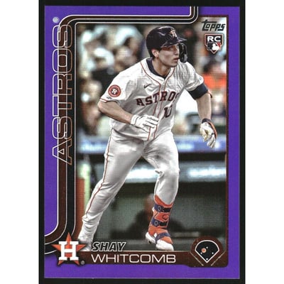 2025 Topps Purple Rainbow Foil #87 Shay Whitcomb