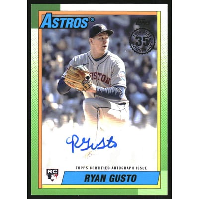 2025 Topps Update '90 Topps Autographs #90AURG Ryan Gusto