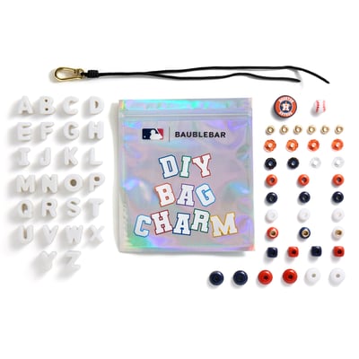 Houston Astros BaubleBar Mini Custom Bag Charm Bead Kit