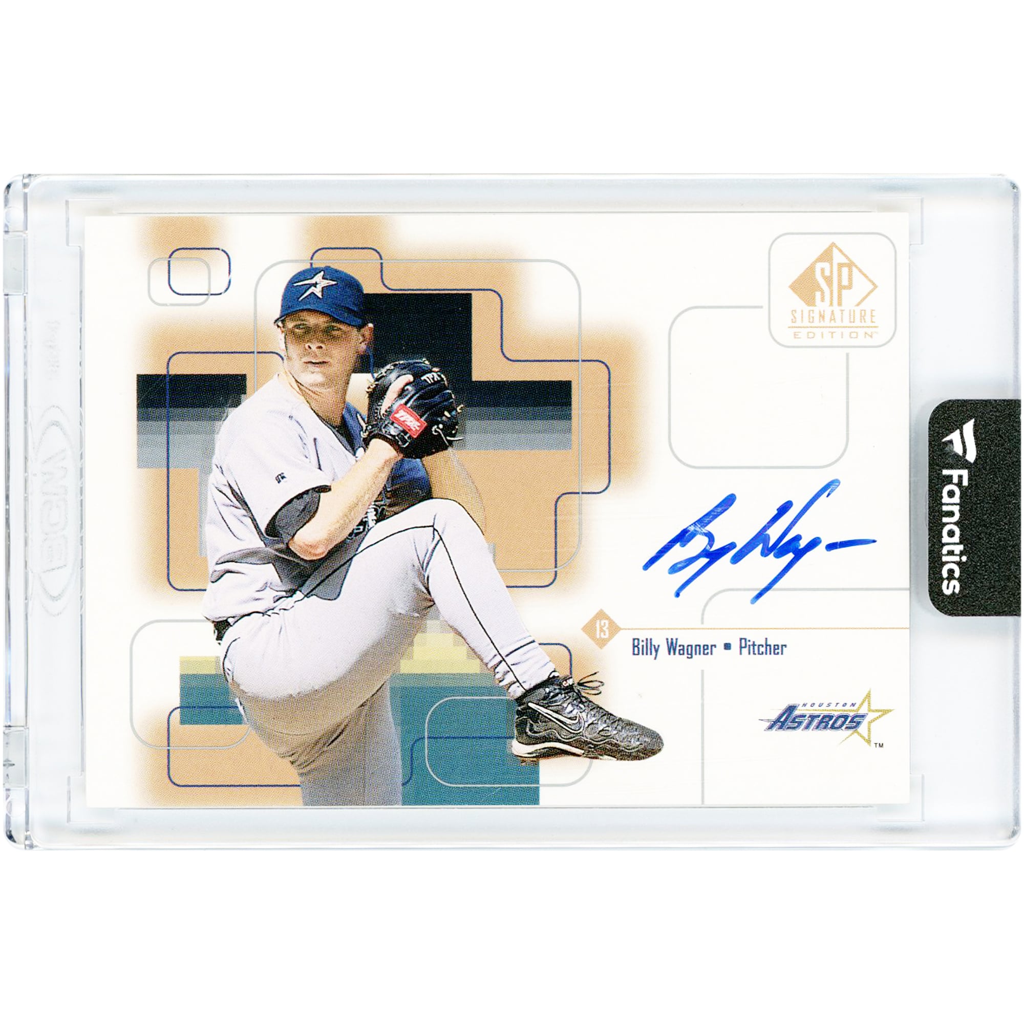 Carte autographiée Billy Wagner des Astros de Houston, édition spéciale Upper Deck SP Signature 1999, numéro BWA