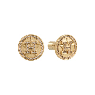 Houston Astros by Jill Martin Glam Day Post Back Earrings