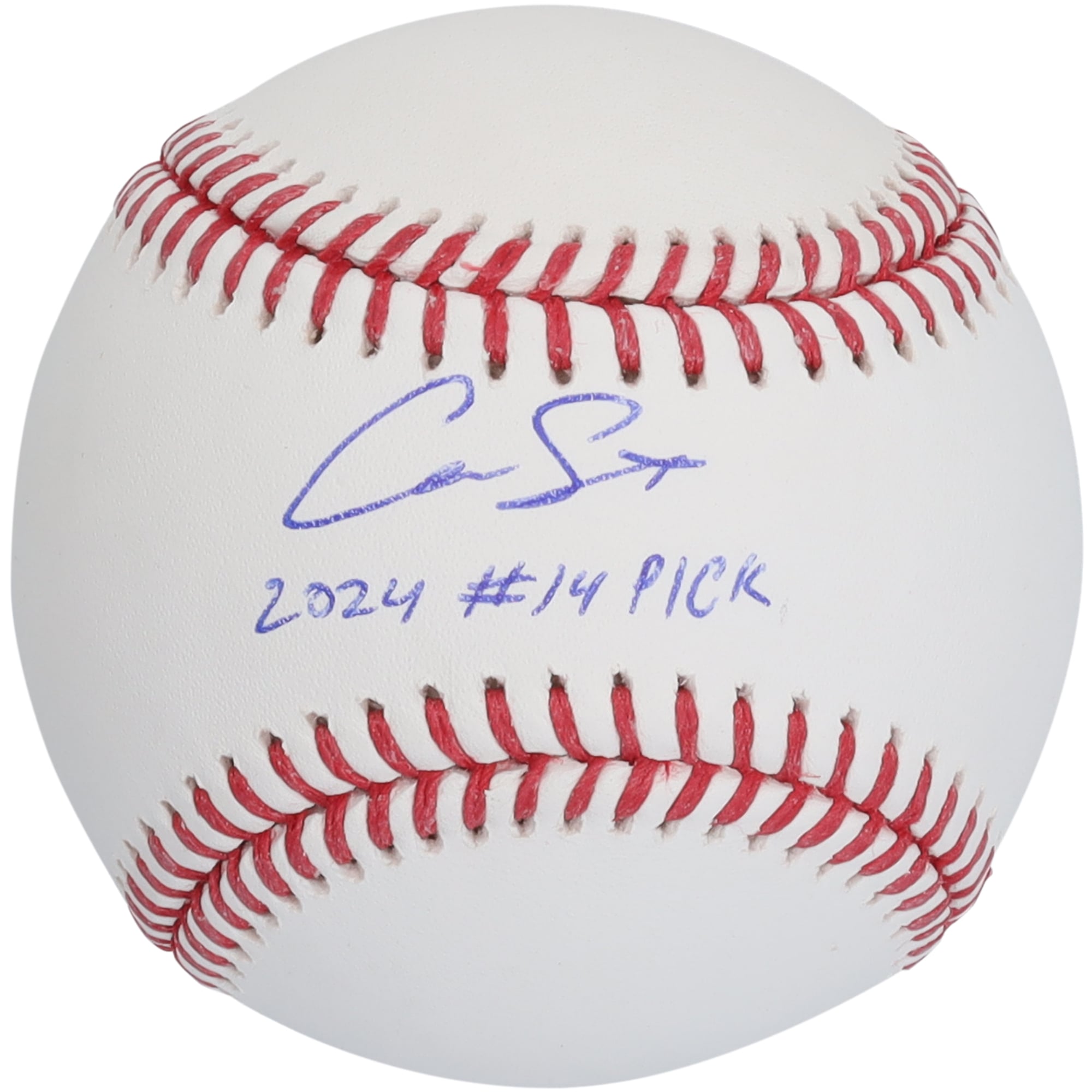 Cam Smith Houston Astros Autographed Baseball with "2024 #14 Pick" Inscription