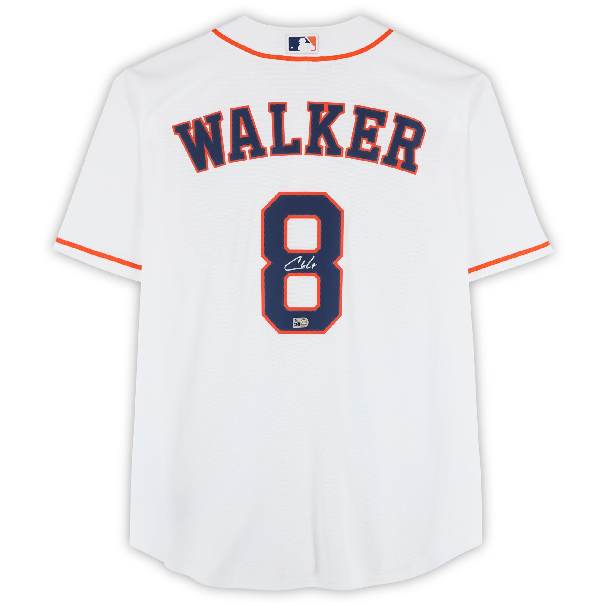Christian Walker Houston Astros Autographed White Nike Replica Jersey