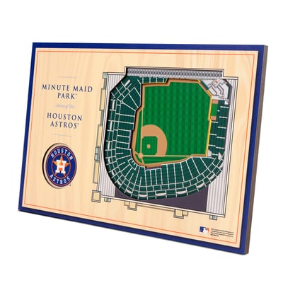 Houston Astros Fanpoint 14'' x 10.5'' 3D StadiumView Desktop Display