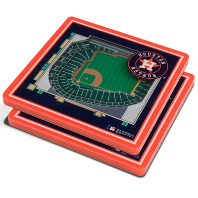 Houston Astros Fanpoint 3D StadiumView Coasters