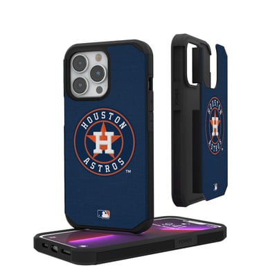 Houston Astros iPhone Solid Design Rugged Case