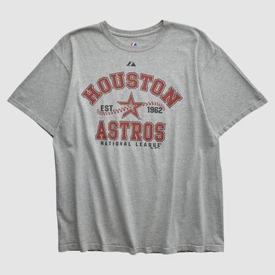 Houston Astros Majestic 2011 T-shirt - Heather Gray - L by Fanatics Real Vintage
