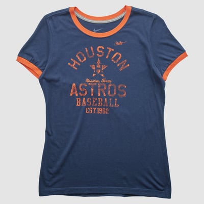 Houston Astros Nike 2010s T-shirt - Navy - XL by Fanatics Real Vintage