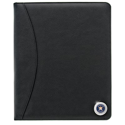 Houston Astros Zippered Leather Portfolio