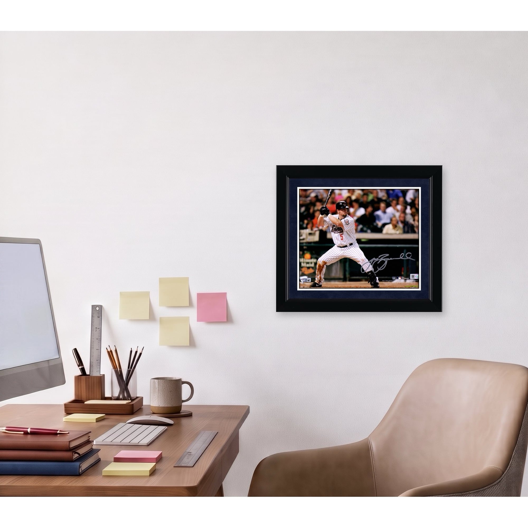 Jeff Bagwell Houston Astros Autographed 8" x 10" Hitting Photograph