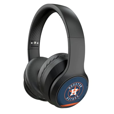 Houston Astros Keyscaper Stripe Wireless Bluetooth Headphones With Case