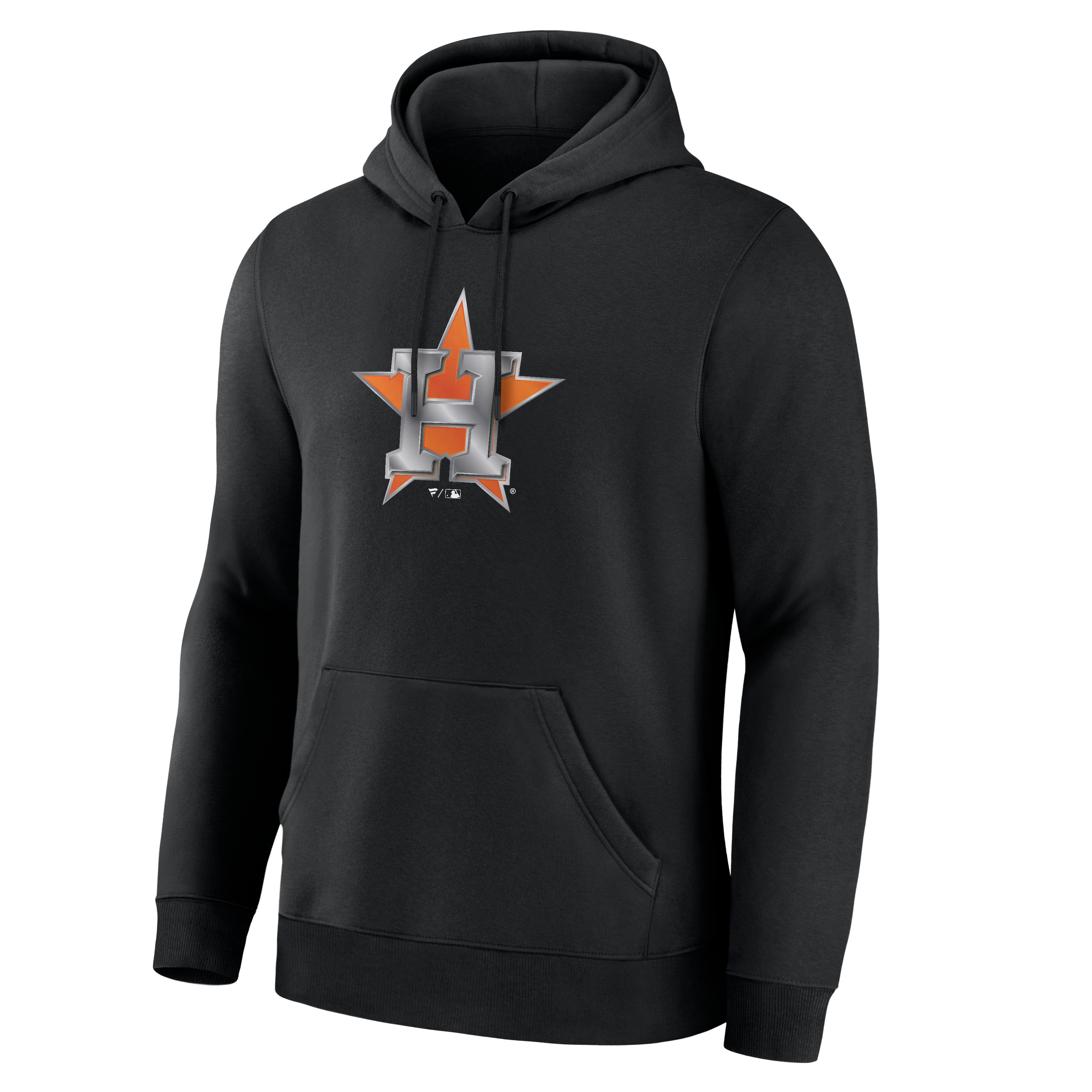 Sweat à capuche noir pour homme avec la mascotte métallique des Houston Astros
