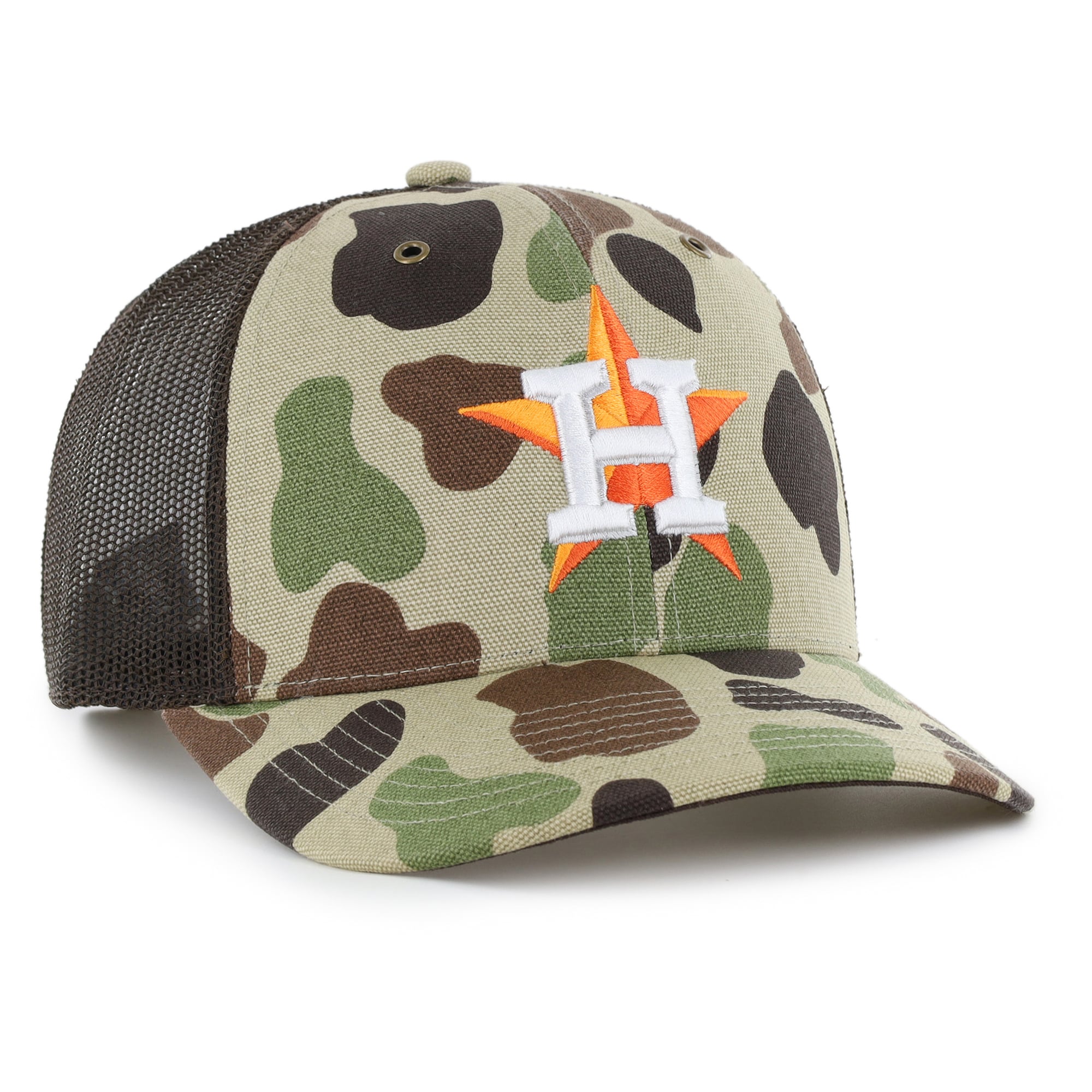Casquette trucker ajustable Carhartt x '47 Camo Houston Astros Duck pour homme