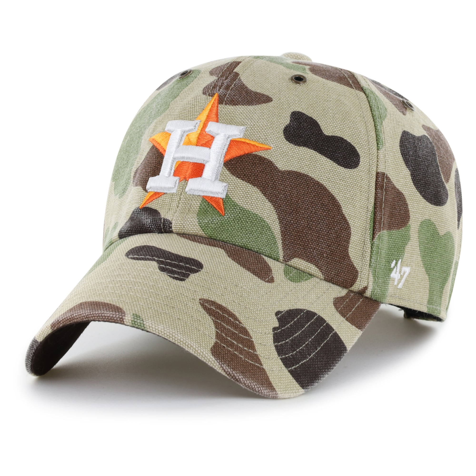 Casquette ajustable Carhartt x '47 Camo Houston Astros Duck Clean Up pour homme