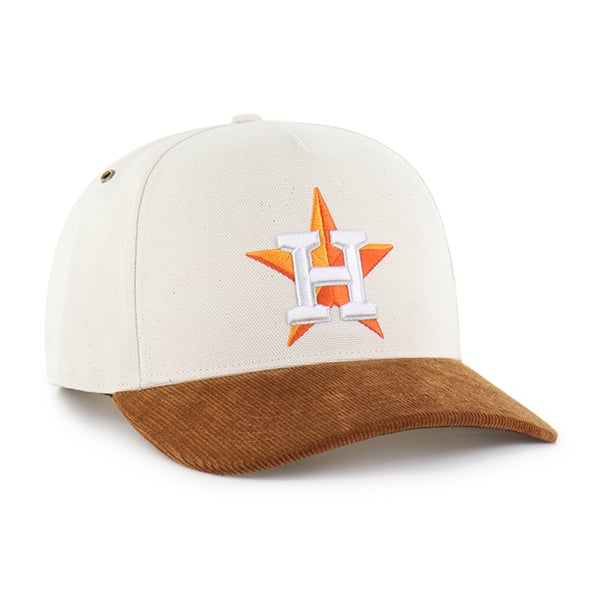 Casquette Carhartt x '47 pour homme, coloris naturel/daim, Houston Astros, modèle Relaxed Hitch, ajustable.