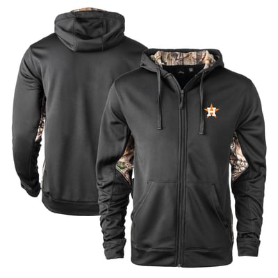 Houston Astros Dunbrooke Champion Realtree Pullover Hoodie - Black