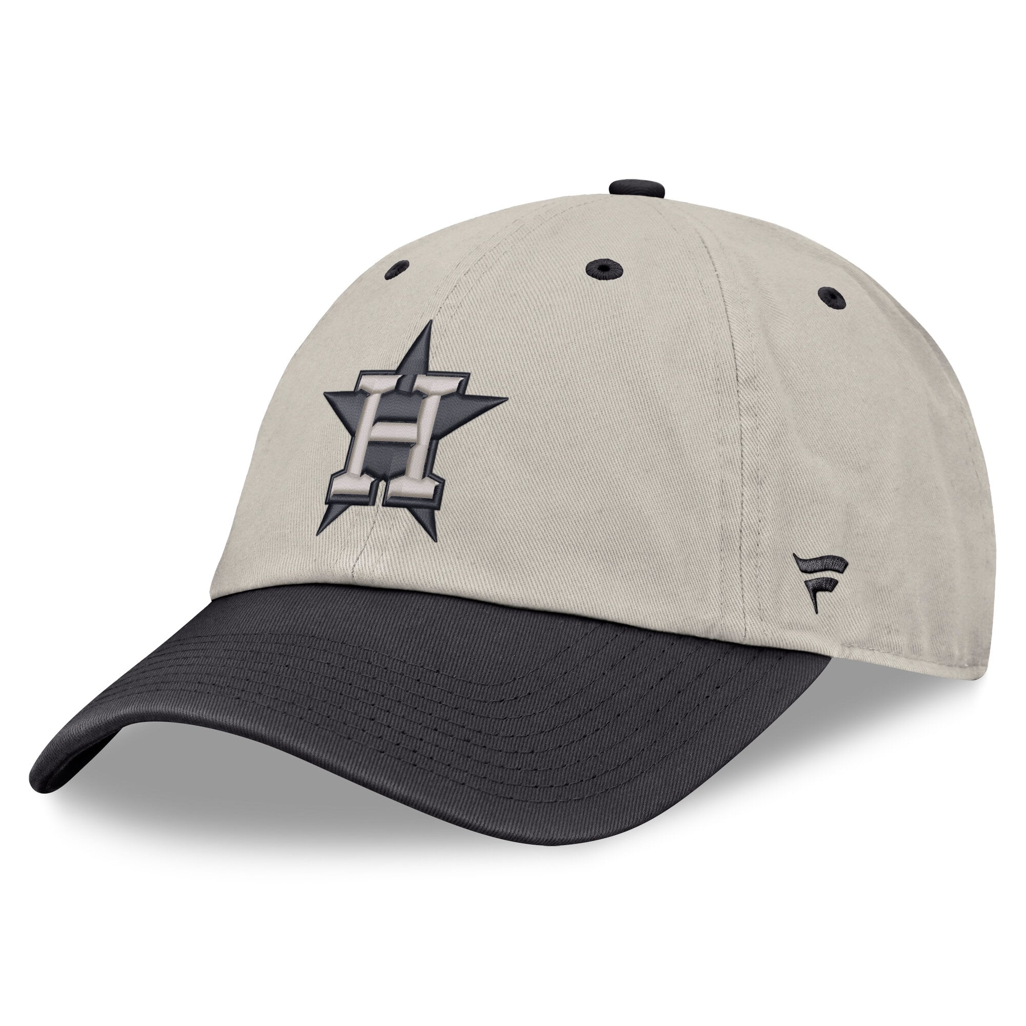 Men's Fanatics Beige/Charcoal Houston Astros Frame Adjustable Hat