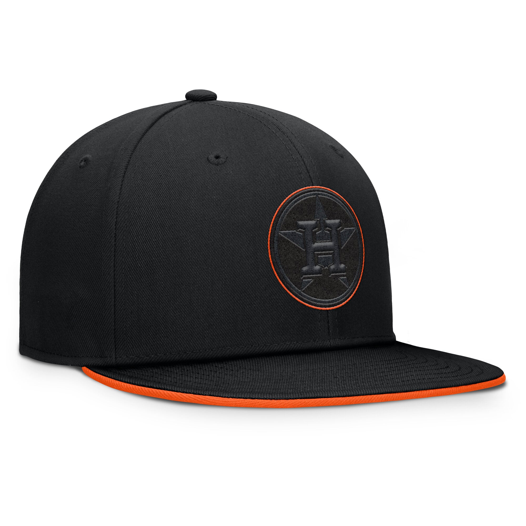 Men's Fanatics Black Houston Astros Glint Snapback Hat