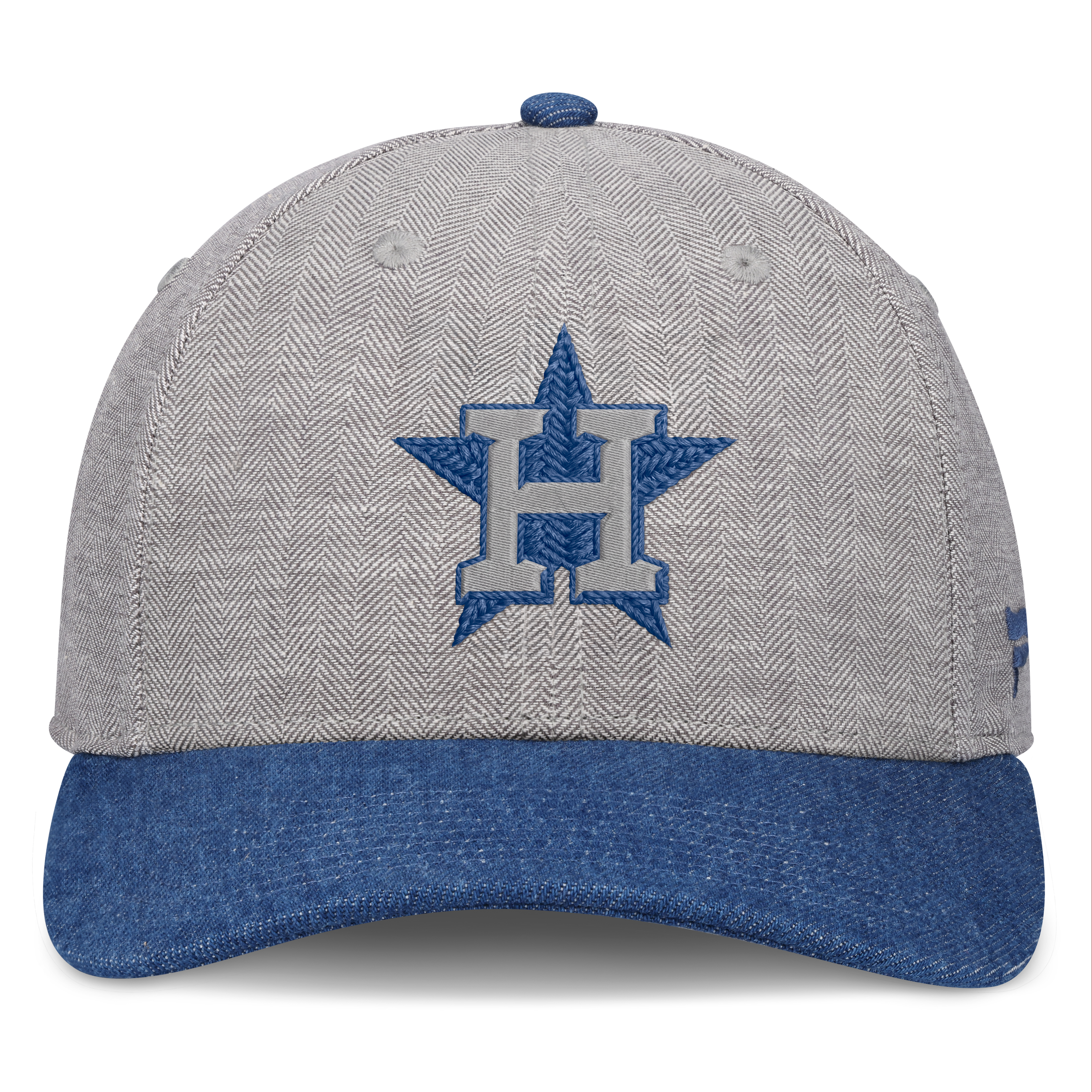 Casquette ajustable Fanatics grise/denim Houston Astros Level Up Conduct pour homme
