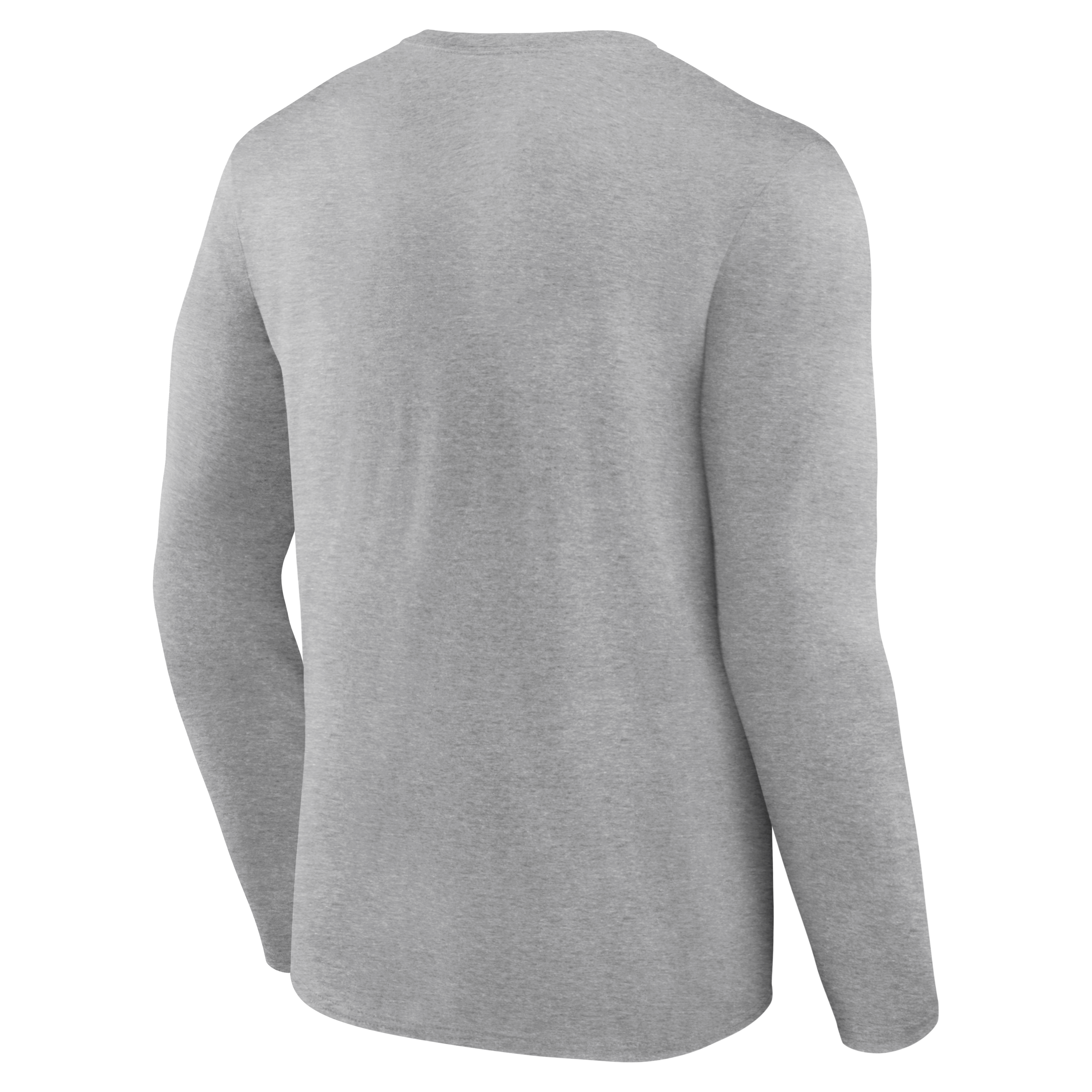 Men's Fanatics Heather Gray Houston Astros Iconic Long Sleeve T-Shirt