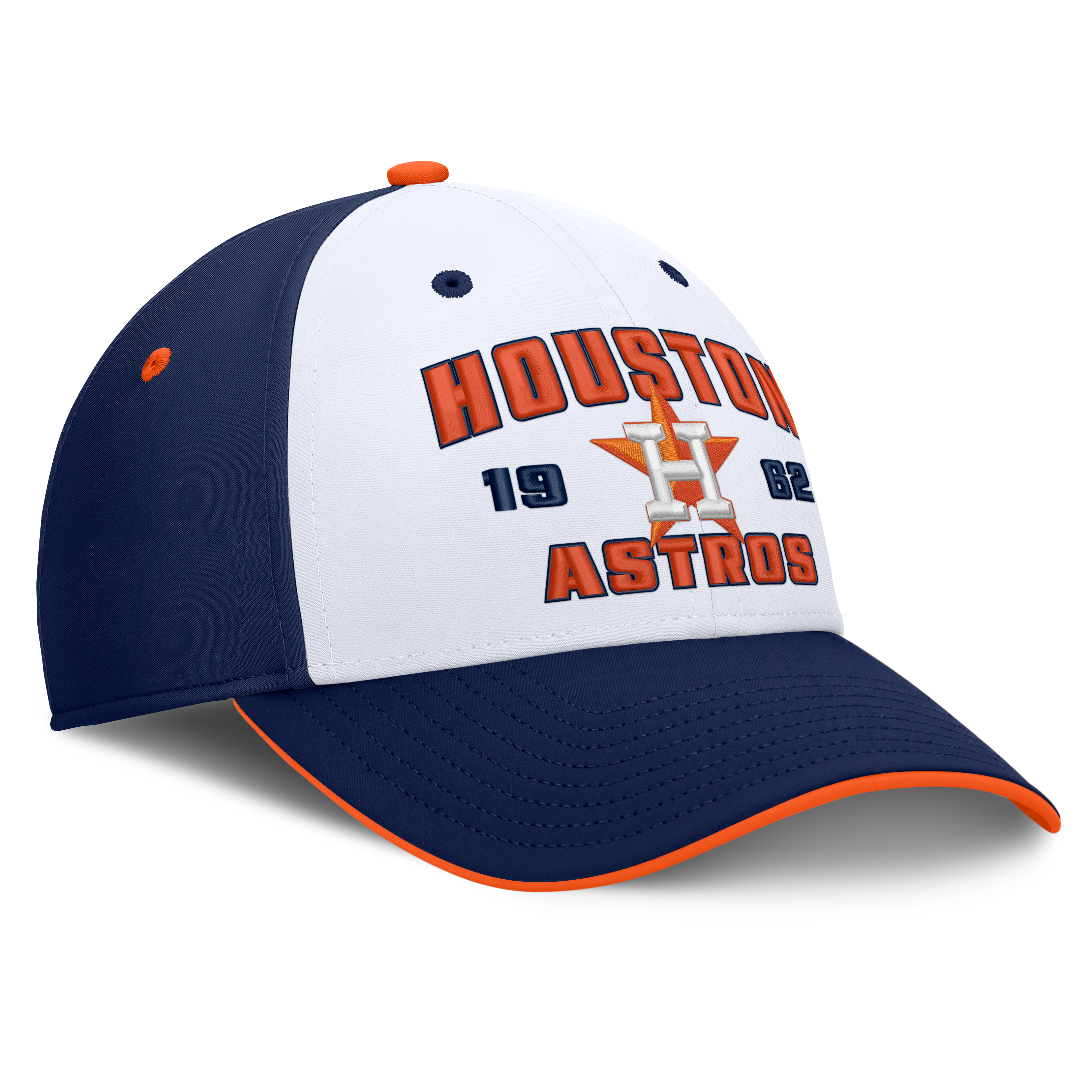 Casquette structurée Jammed Flex Fanatics bleu marine/blanche pour homme