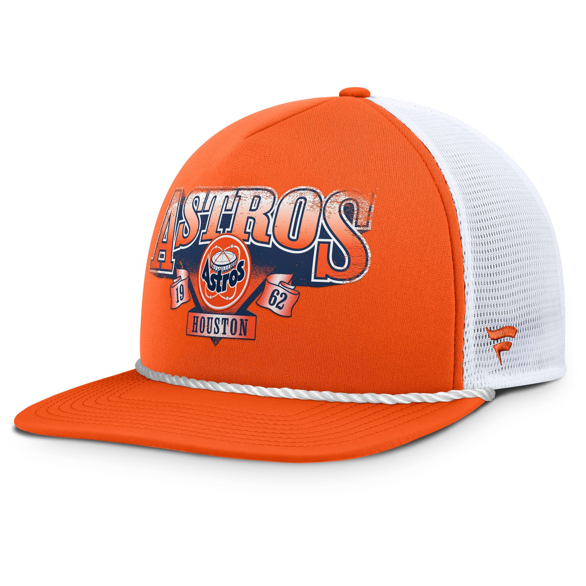 Men's Fanatics Orange/White Houston Astros Recall Snapback Hat