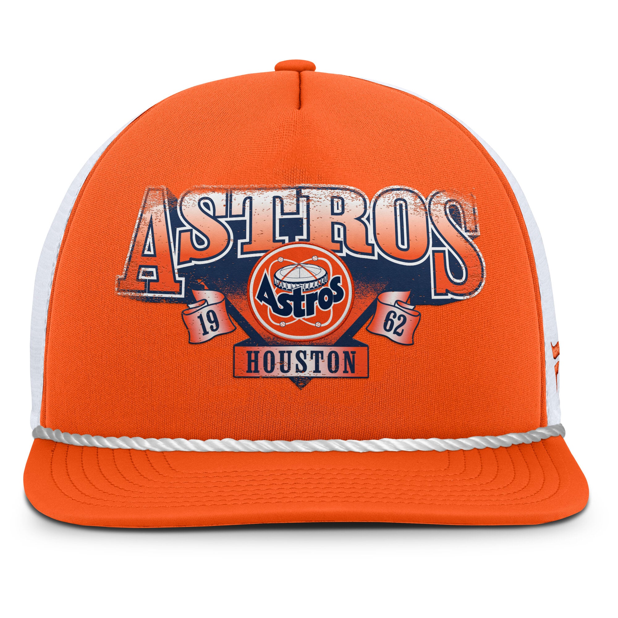 Men's Fanatics Orange/White Houston Astros Recall Snapback Hat
