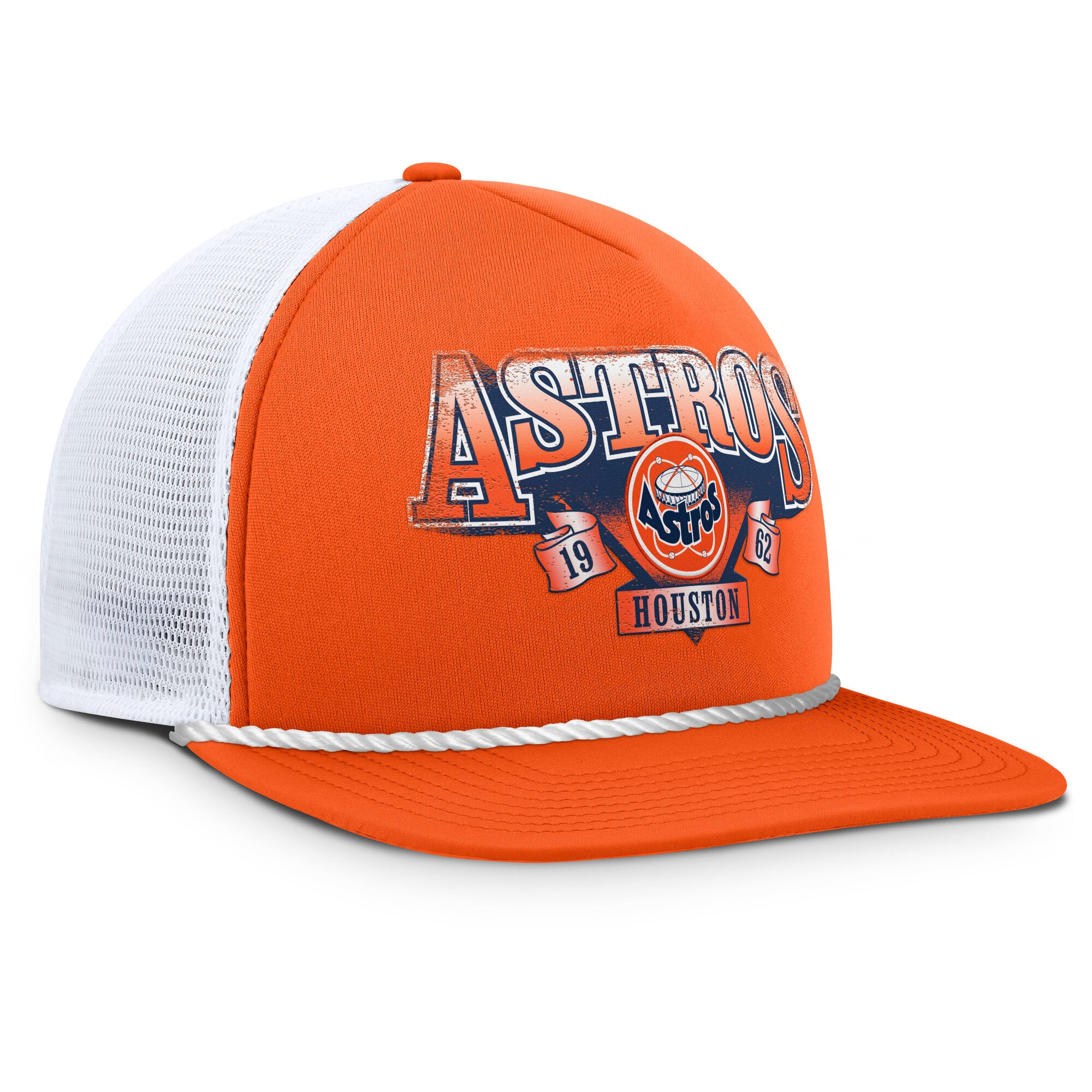 Men's Fanatics Orange/White Houston Astros Recall Snapback Hat
