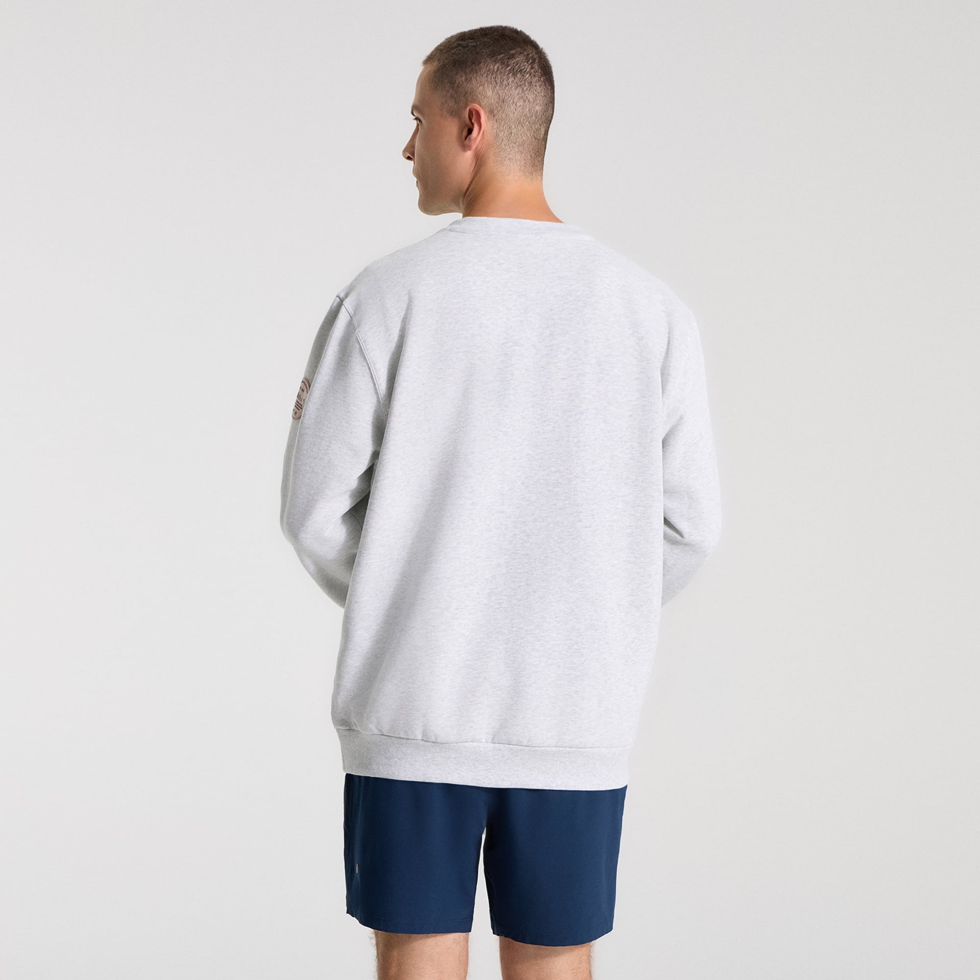 Sweat-shirt pour homme lululemon Heathered Core Ultra Light Grey Houston Astros Steady State