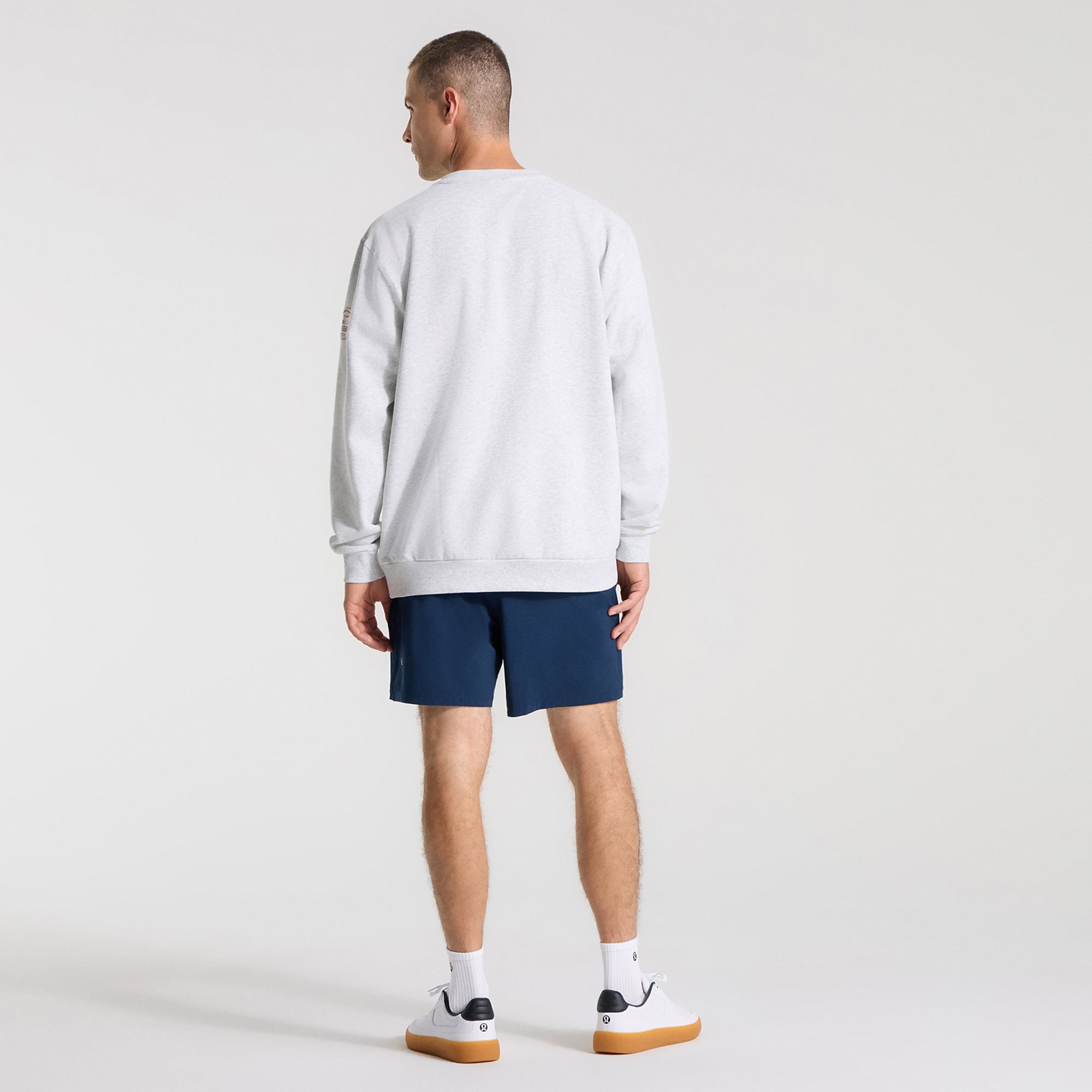 Sweat-shirt pour homme lululemon Heathered Core Ultra Light Grey Houston Astros Steady State