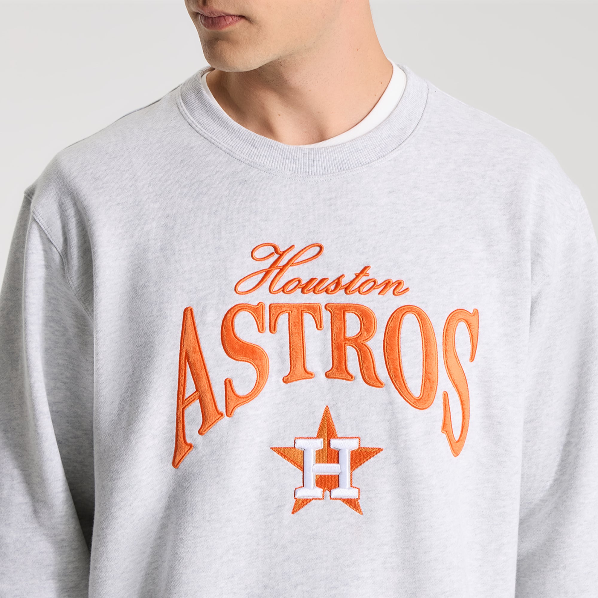 Sweat-shirt pour homme lululemon Heathered Core Ultra Light Grey Houston Astros Steady State