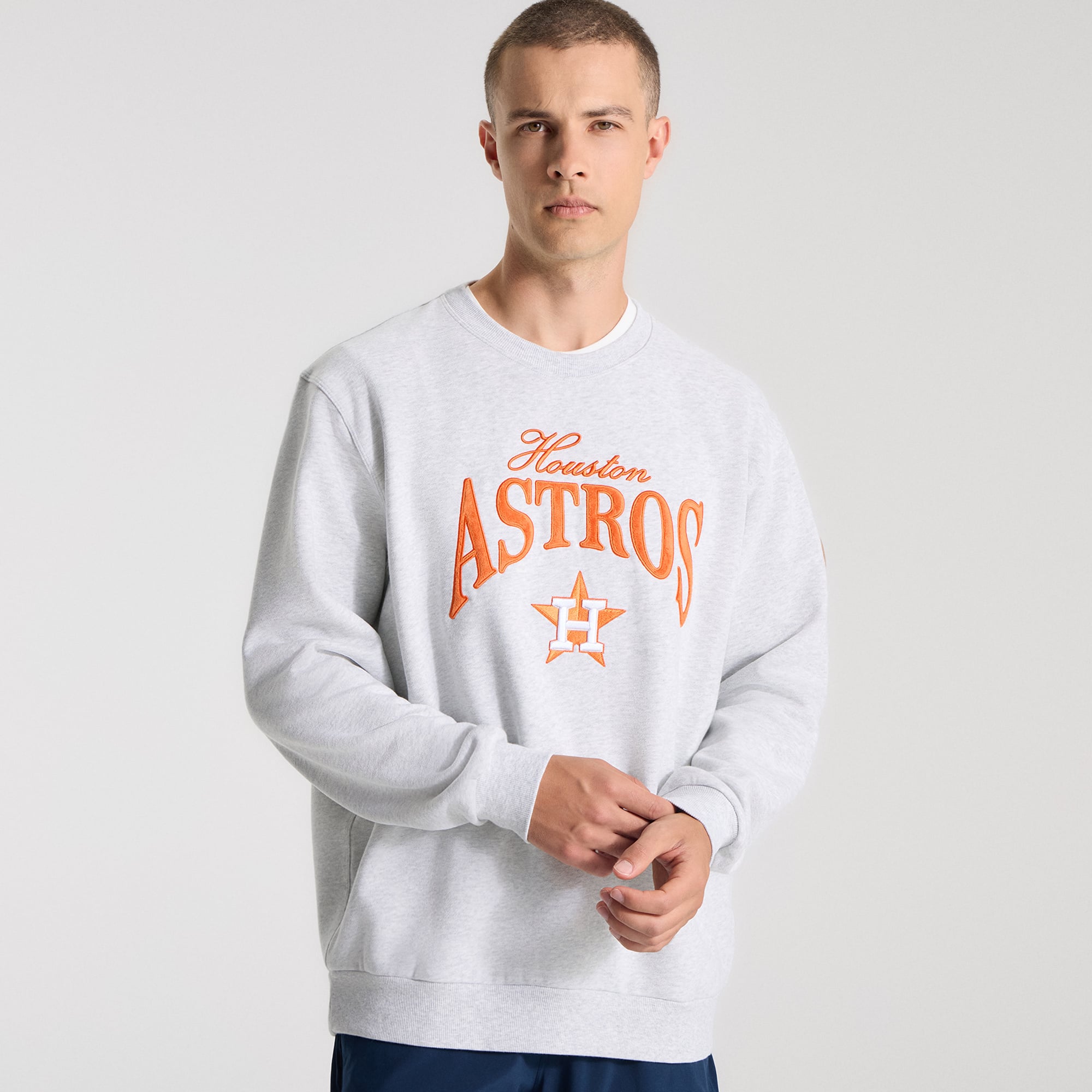 Sweat-shirt pour homme lululemon Heathered Core Ultra Light Grey Houston Astros Steady State