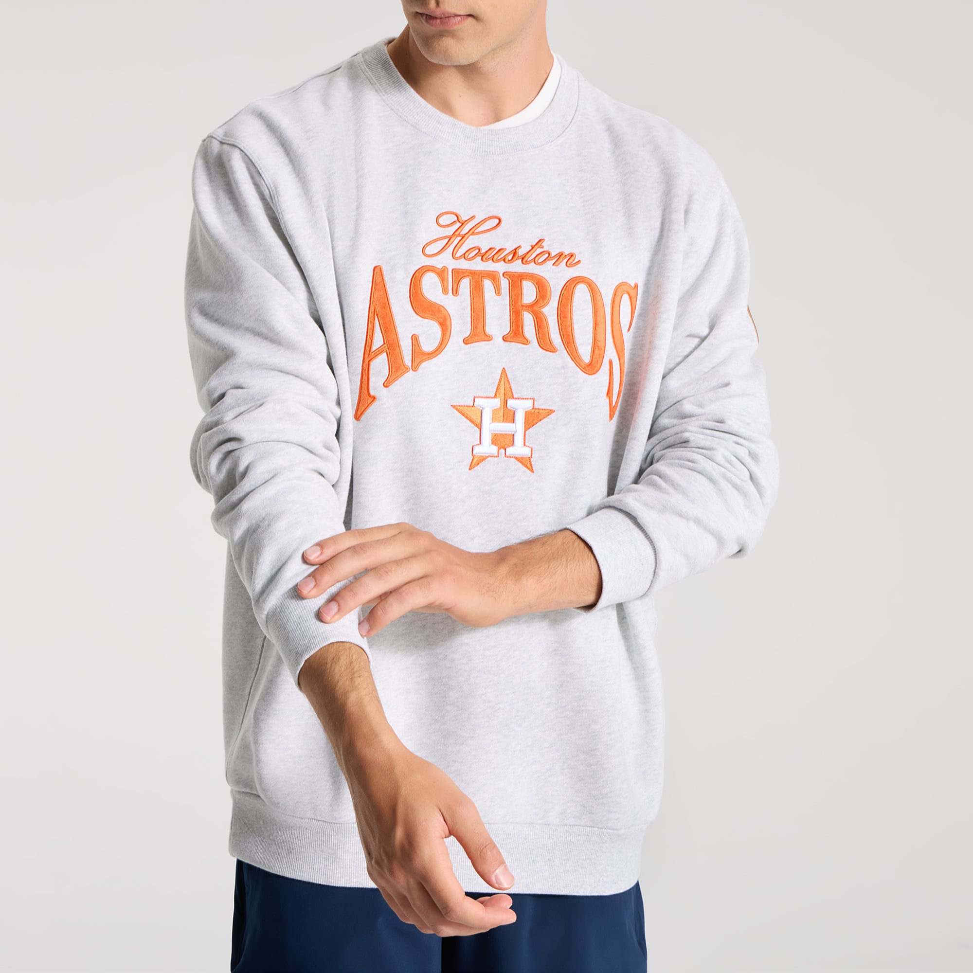 Sweat-shirt pour homme lululemon Heathered Core Ultra Light Grey Houston Astros Steady State