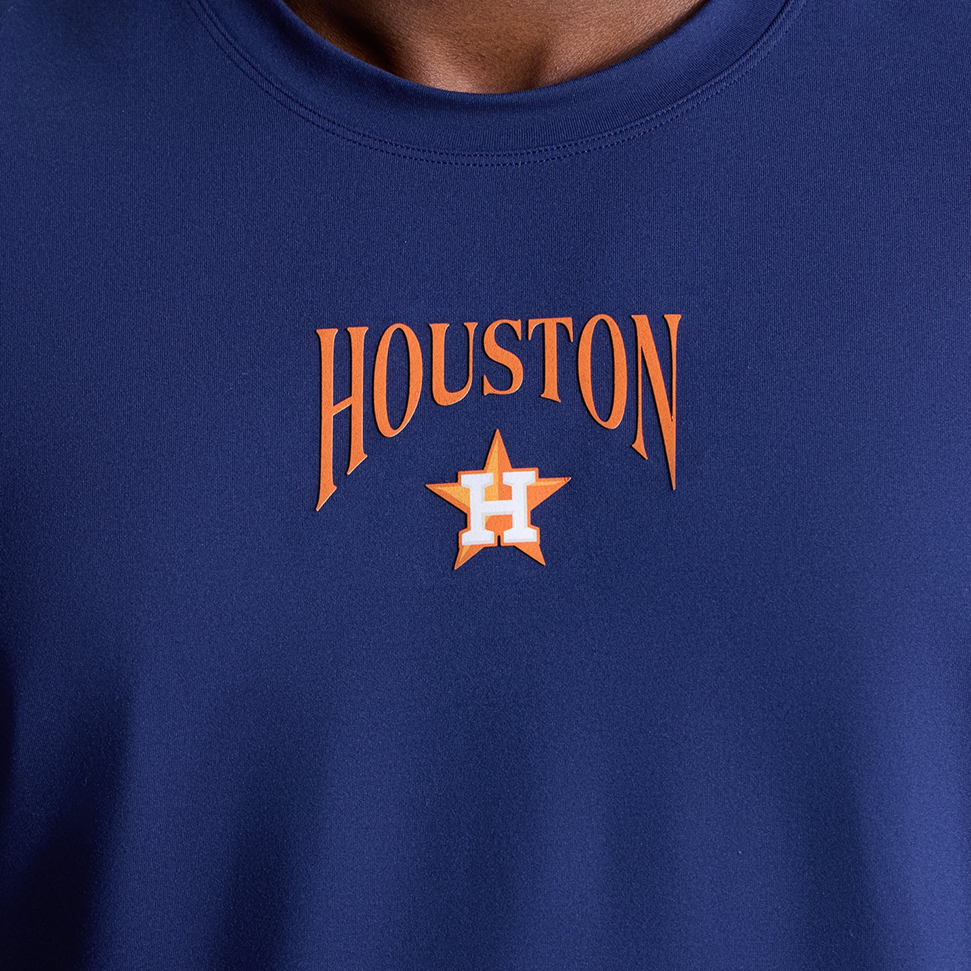T-shirt en jersey doux bleu Hero des Astros de Houston lululemon pour homme