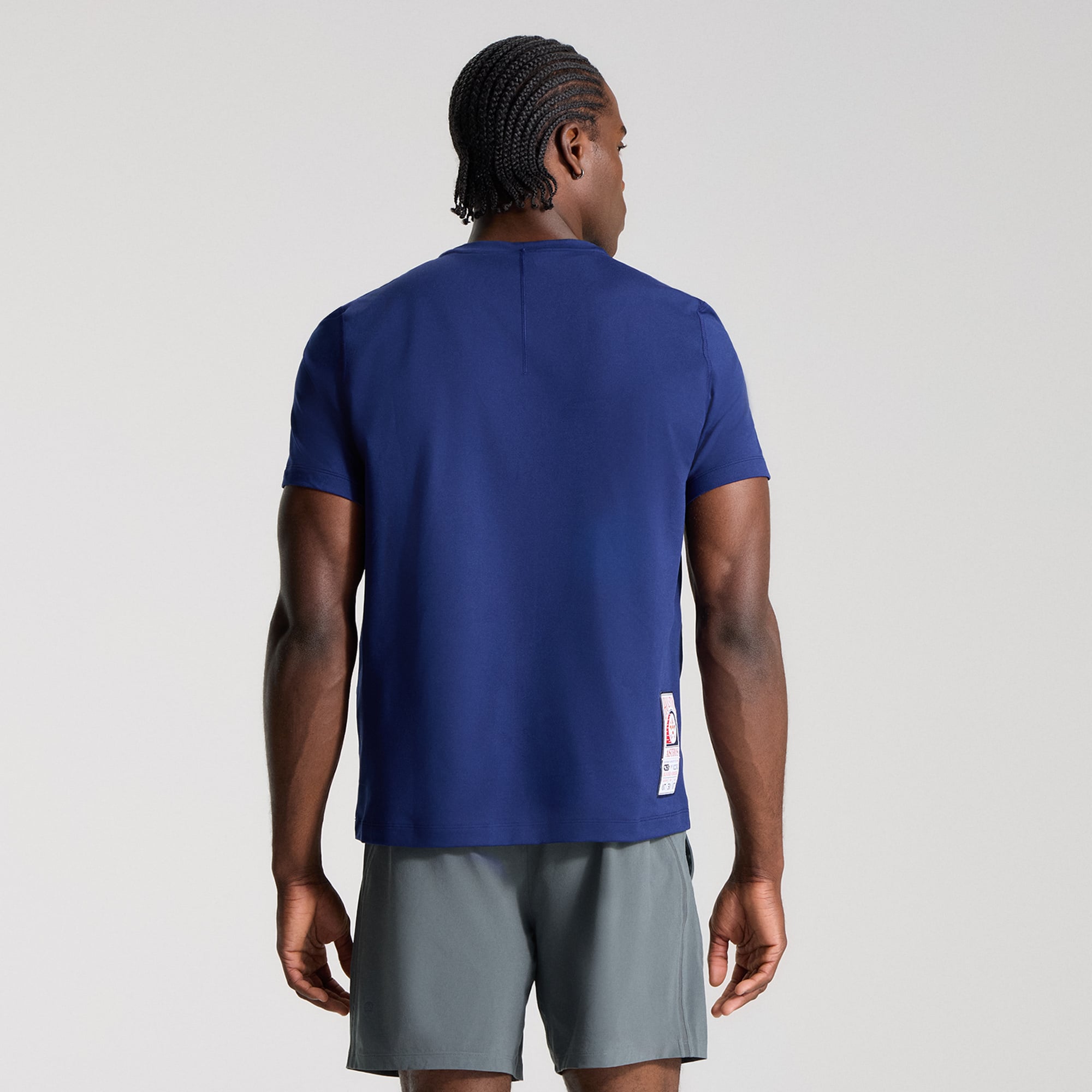 T-shirt en jersey doux bleu Hero des Astros de Houston lululemon pour homme