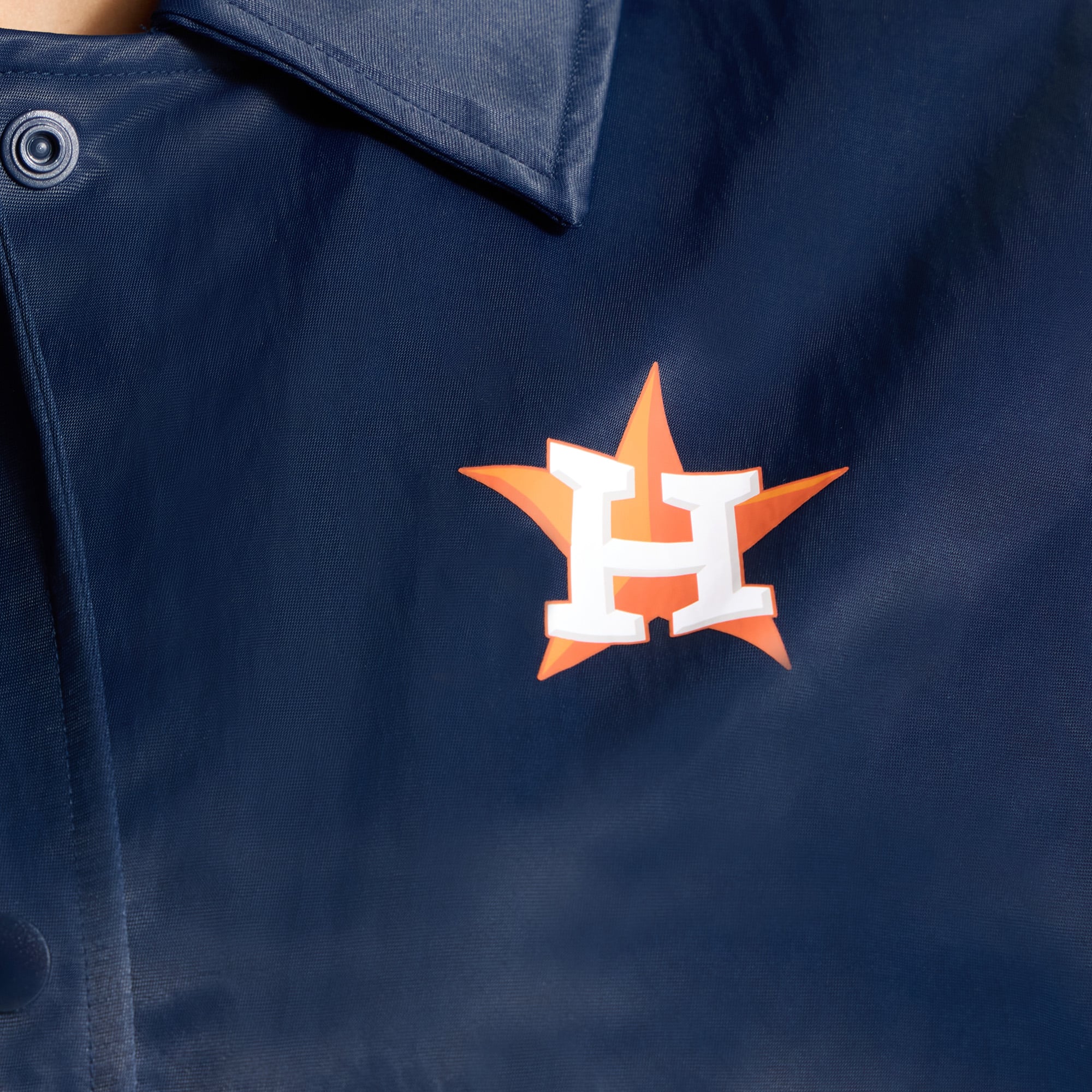 Veste d'entraîneur raglan lululemon True Navy Houston Astros pour homme