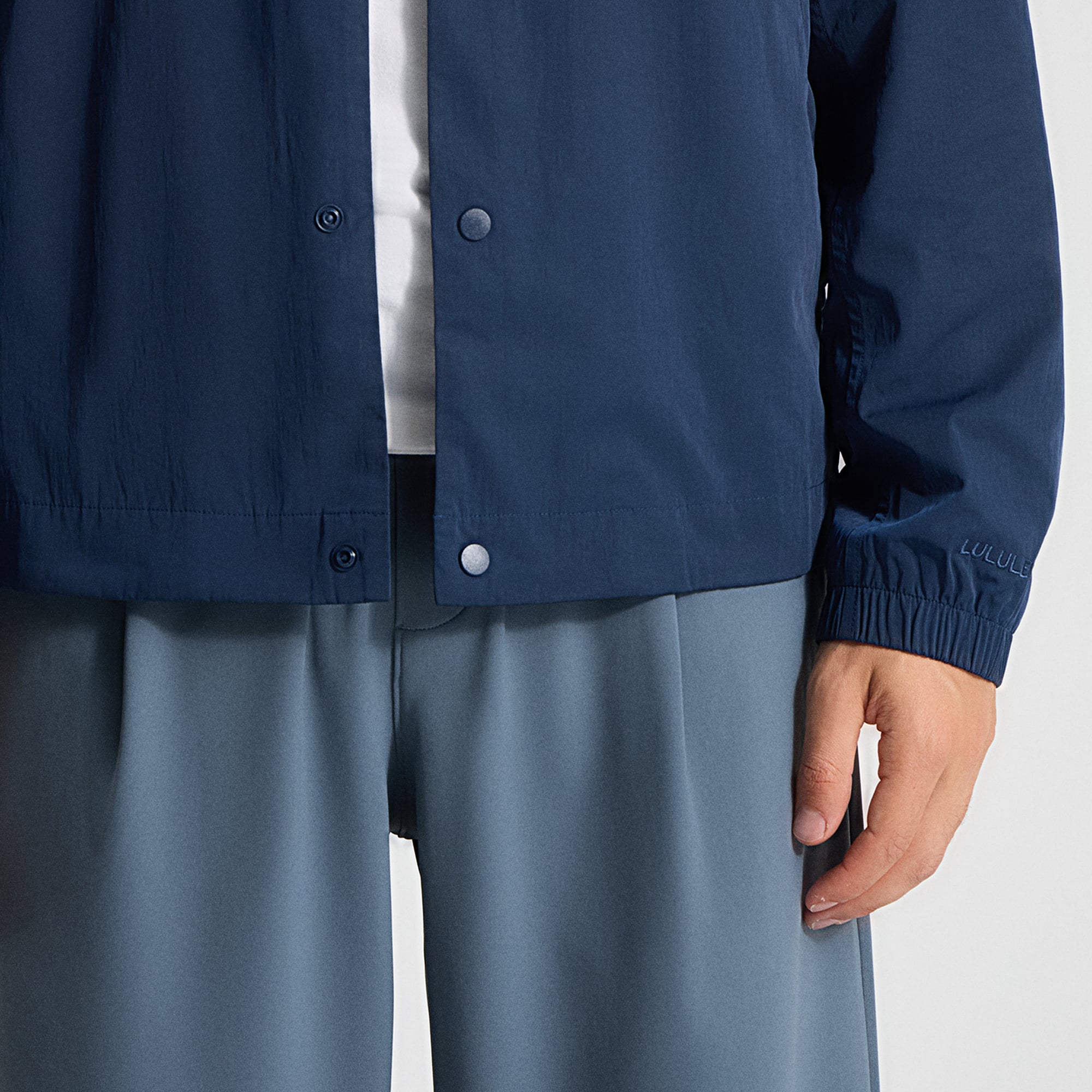 Veste d'entraîneur raglan lululemon True Navy Houston Astros pour homme