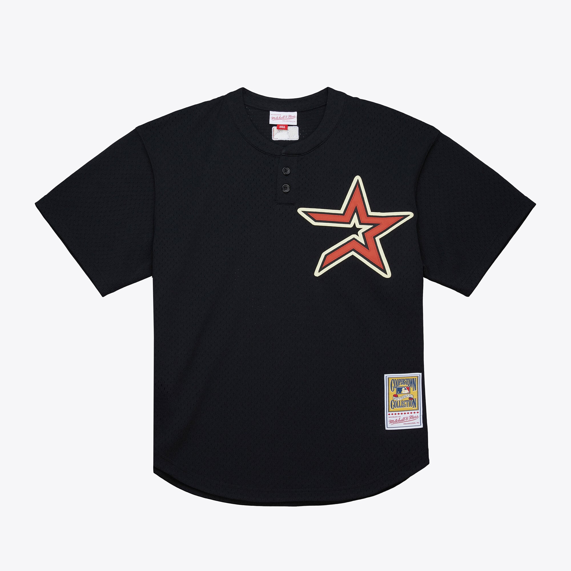 Maillot d'entraînement au bâton Mitchell & Ness Billy Wagner noir pour homme, Houston Astros