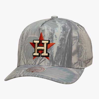 Houston Astros Mitchell & Ness Perfect Pro Pinch Adjustable Hat - Camo