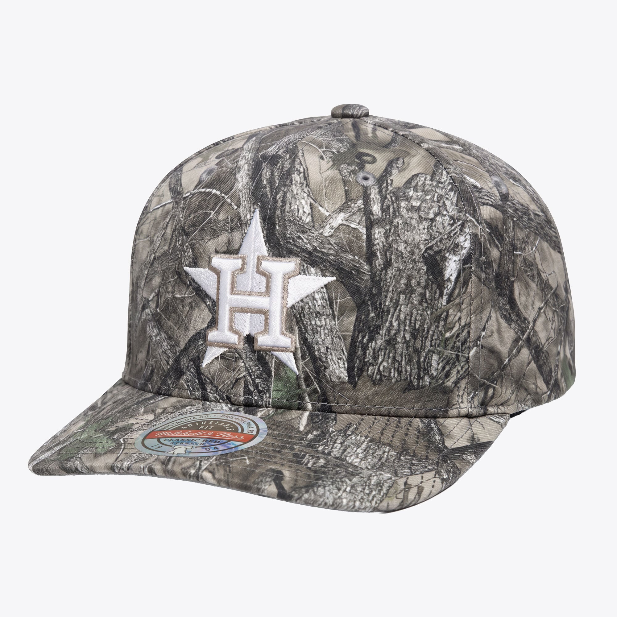 Casquette Mitchell & Ness Camo Houston Astros Timber Trail pour homme