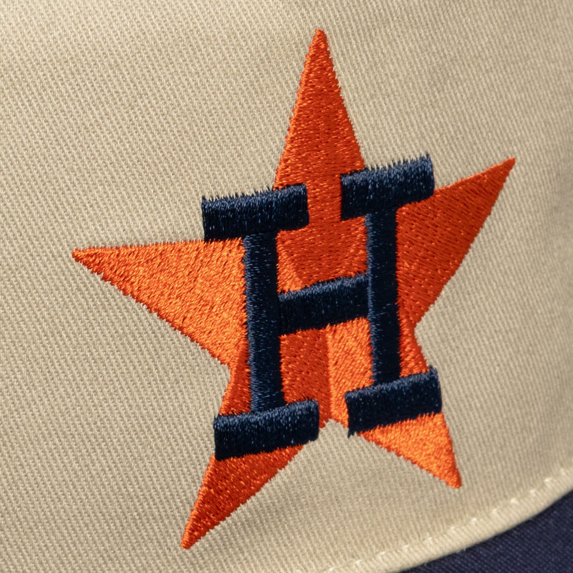 Casquette ajustable Mitchell & Ness crème Houston Astros Retro Roots Deadstock Cooperstown pour homme