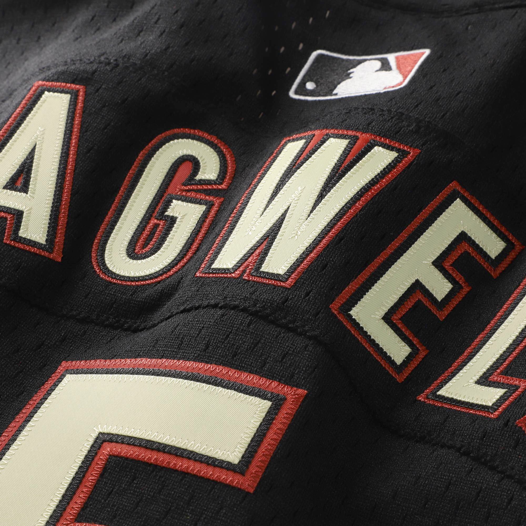 Maillot d'entraînement authentique Mitchell & Ness Jeff Bagwell noir des Astros de Houston pour homme