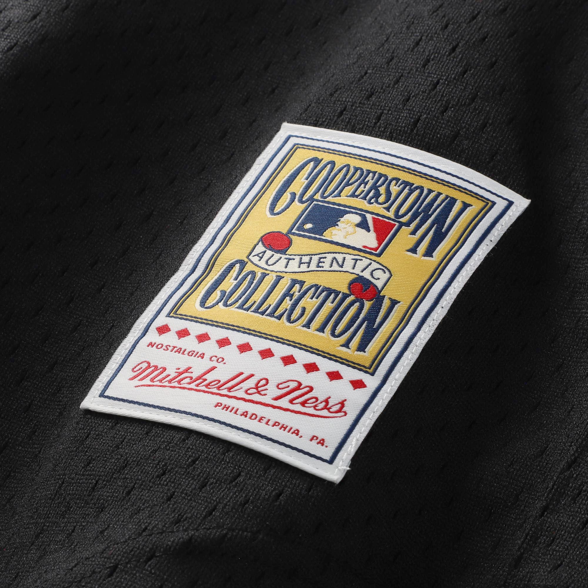 Maillot d'entraînement authentique Mitchell & Ness Jeff Bagwell noir des Astros de Houston pour homme