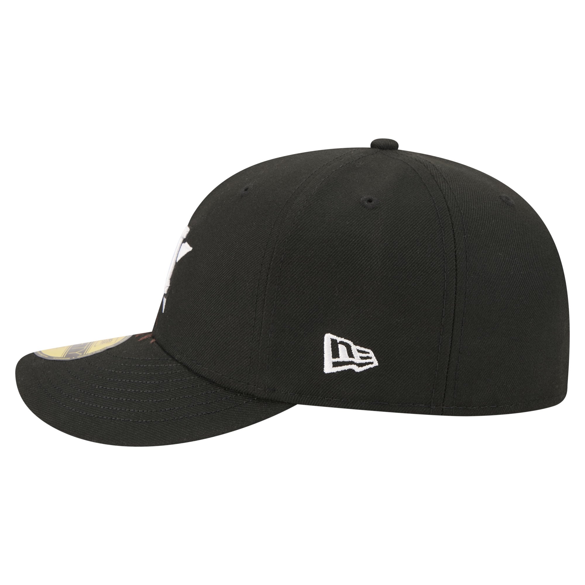 Casquette ajustée New Era 59FIFTY noire pour homme, modèle Americana Houston Astros, aigle à tête blanche.