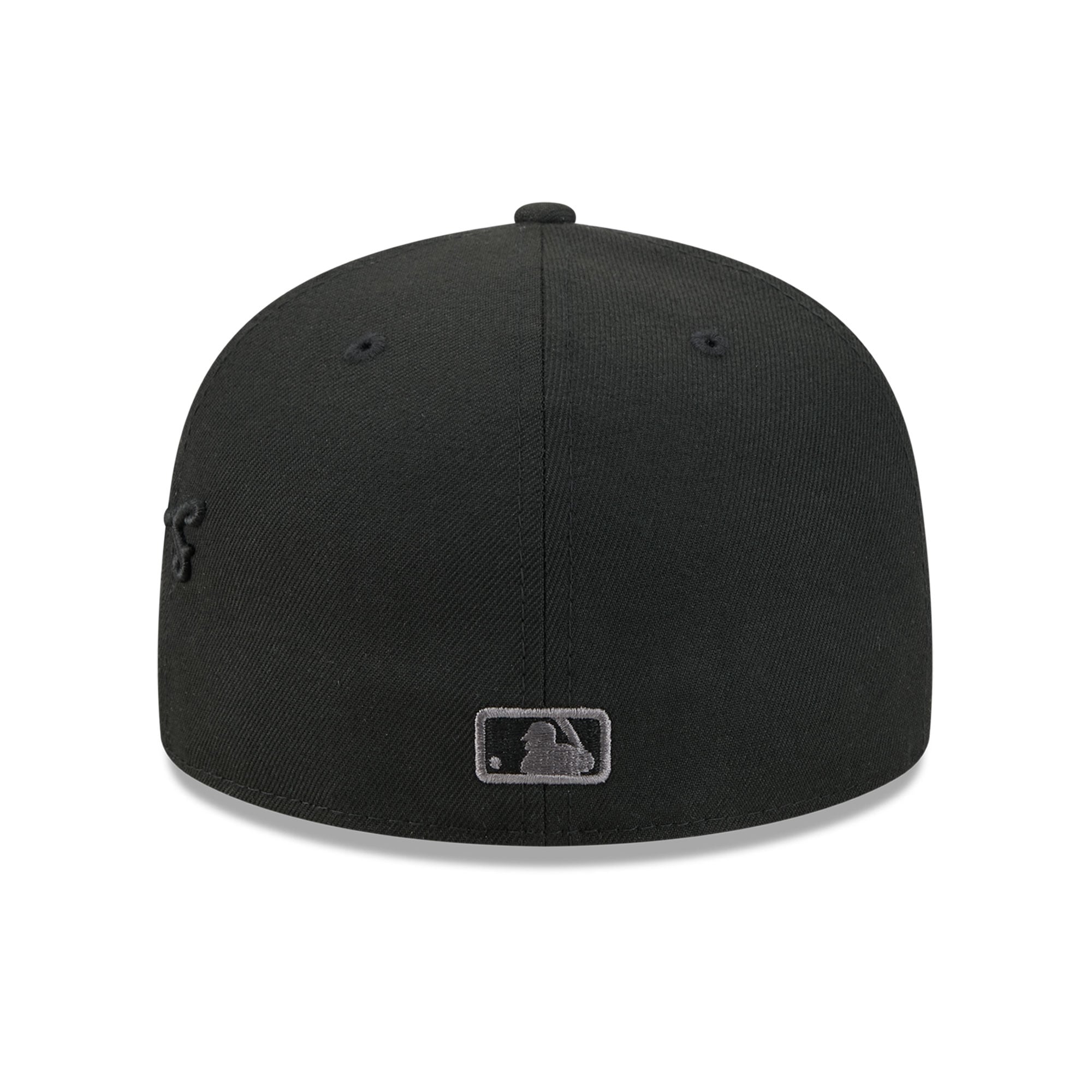 Men's New Era Black Houston Astros Side Script 59FIFTY Fitted Hat