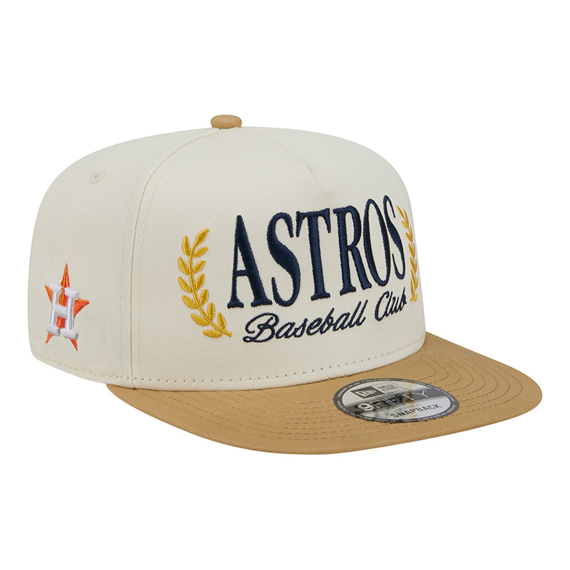 Casquette snapback New Era crème Houston Astros Club 9FIFTY pour homme