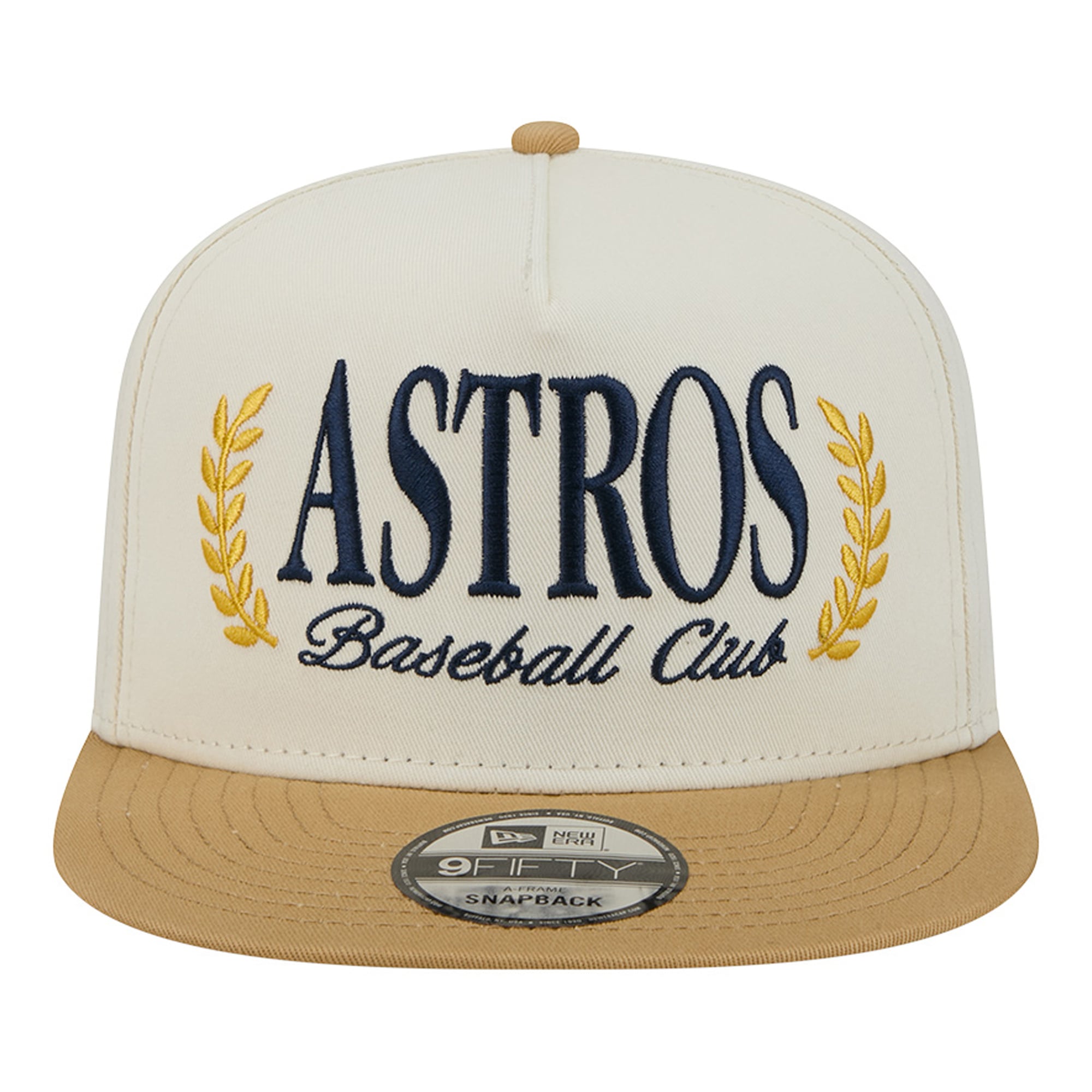 Casquette snapback New Era crème Houston Astros Club 9FIFTY pour homme