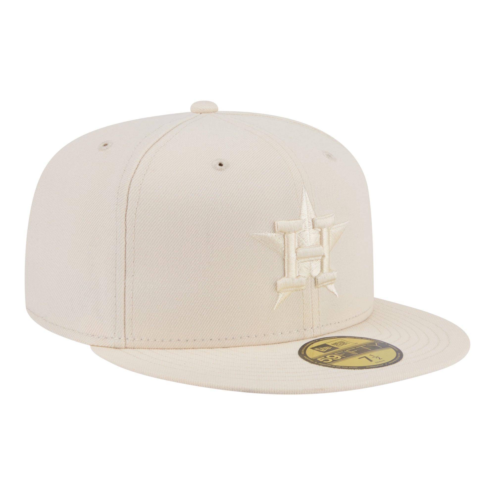 Casquette ajustée New Era crème Houston Astros 59FIFTY pour homme