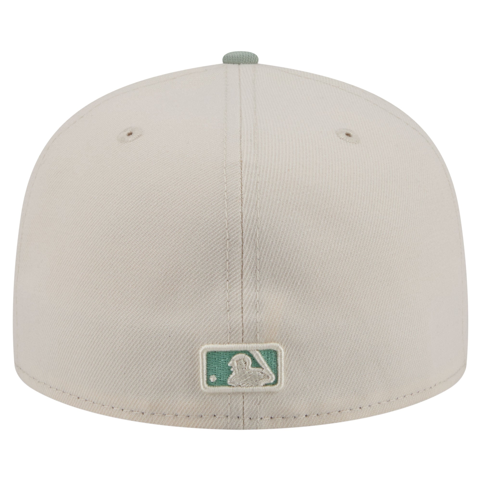 Casquette ajustée New Era 59FIFTY crème/verte Houston Astros pour homme