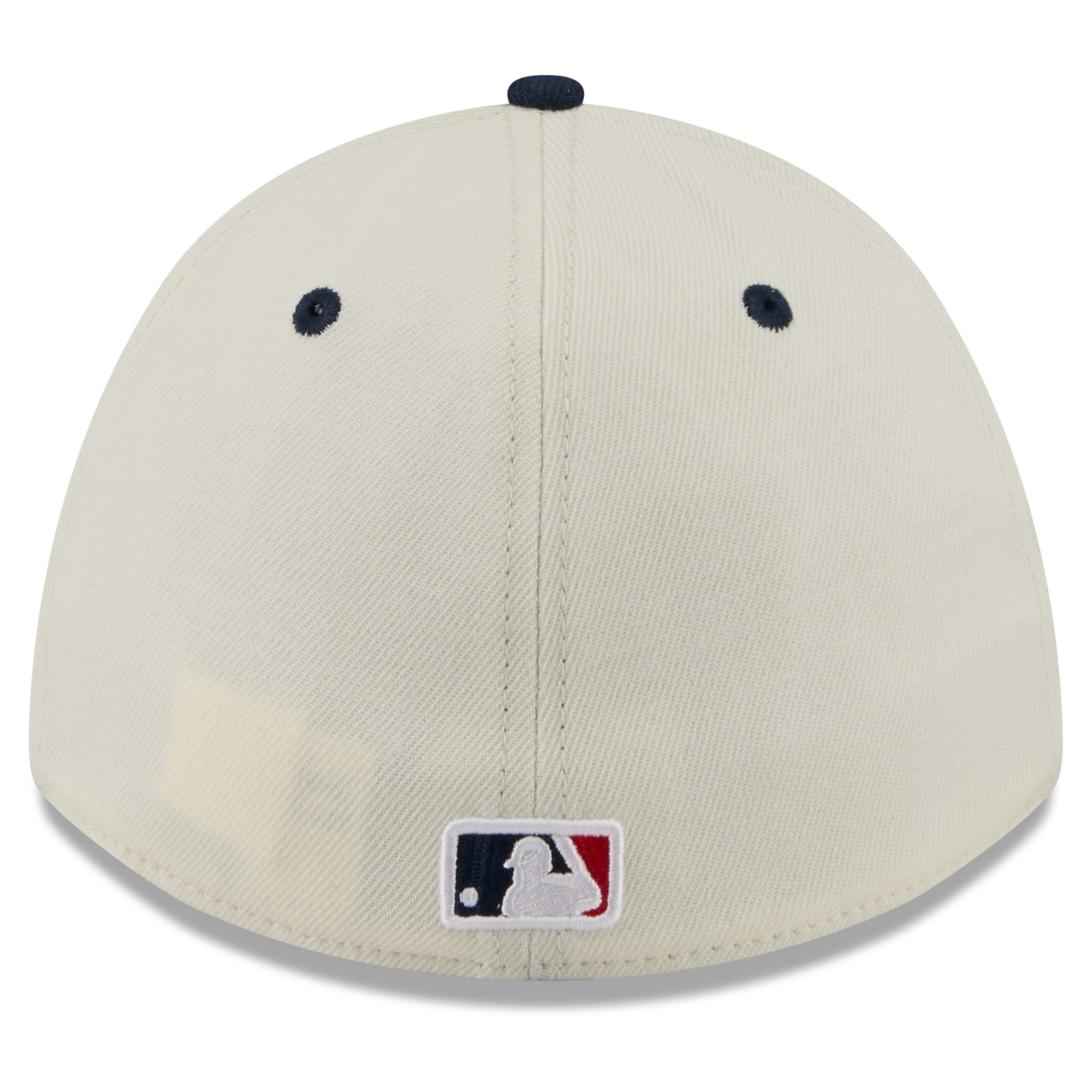 Men's New Era Cream/Navy Houston Astros USA 250 Fourth of July 39THIRTY M-Crown Flex Hat